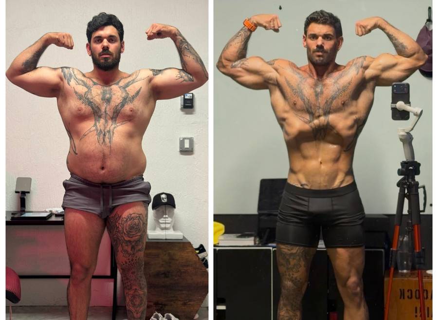Comparação frontal do Lucas